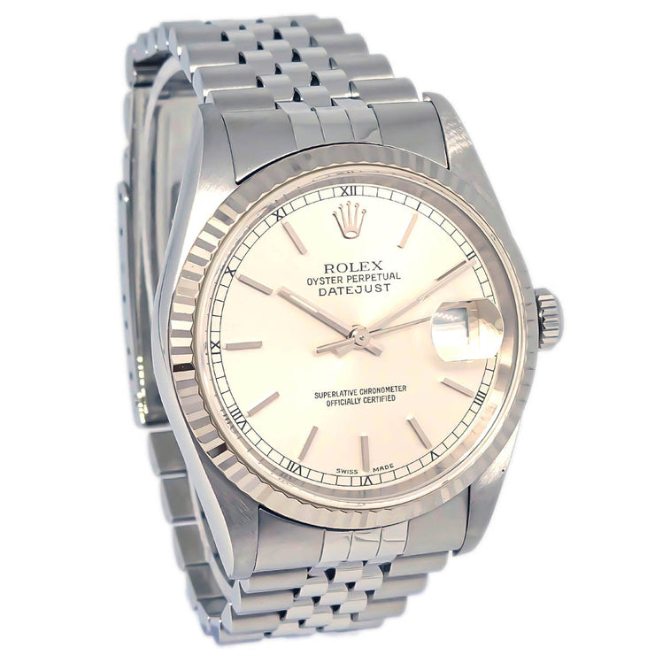 Rolex Oyster Perpetual Datejust 34mm Ref.16234 Self-winding Watch SS