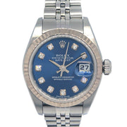 Rolex Ref.79174 Oyster Perpetual Datejust 26mm Watch SS Diamond