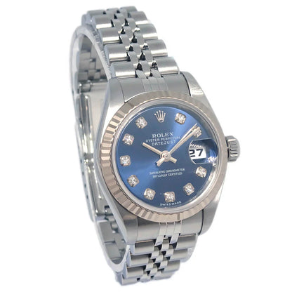 Rolex Ref.79174 Oyster Perpetual Datejust 26mm Watch SS Diamond