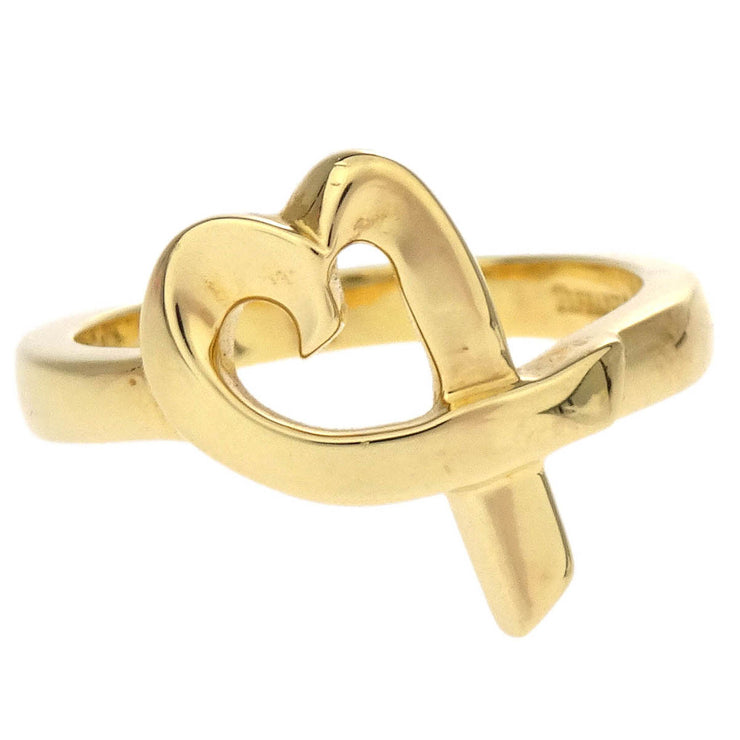 Tiffany & Co. Loving Heart Ring 750 #54 #14