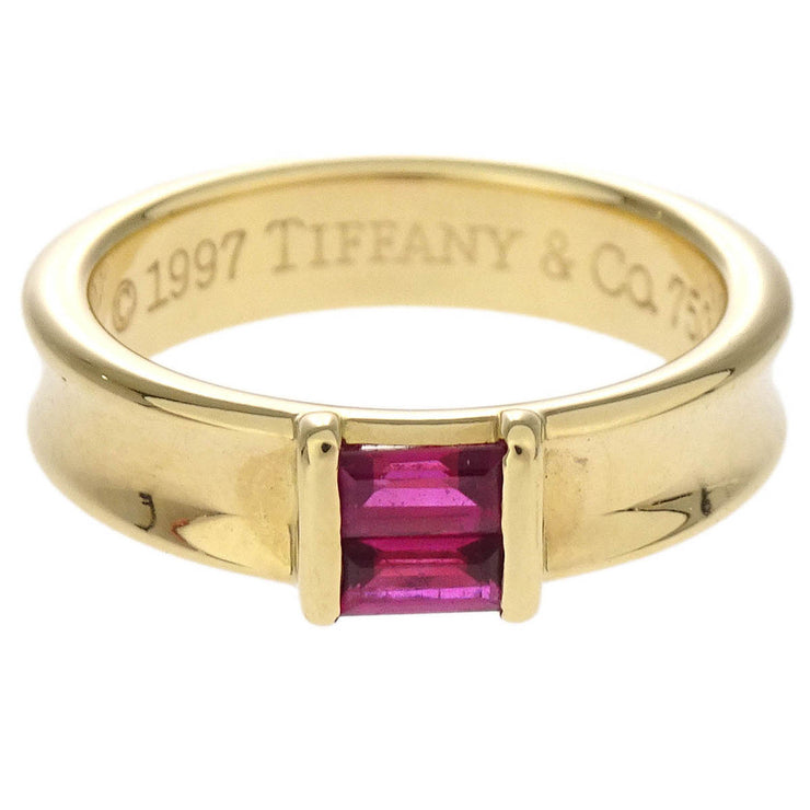 Tiffany & Co. Stacking Ring 750 Ruby #49 #9
