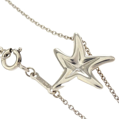 Tiffany & Co. Starfish Pendant Necklace 925 Silver