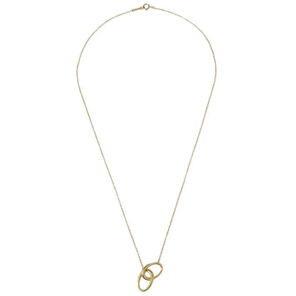 Tiffany & Co. Double Loop Pendant Necklace 750 Gold