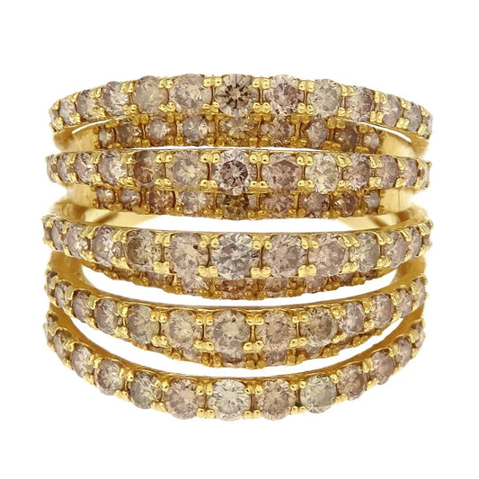 Ring K18 Diamond #51