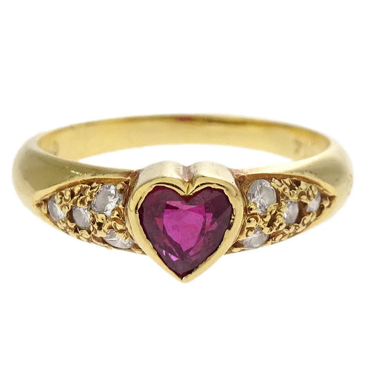 Ring 750 Ruby Diamond #51