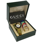 Gucci 11/12.2 Change Bezel Chameleon Quartz Watch SS