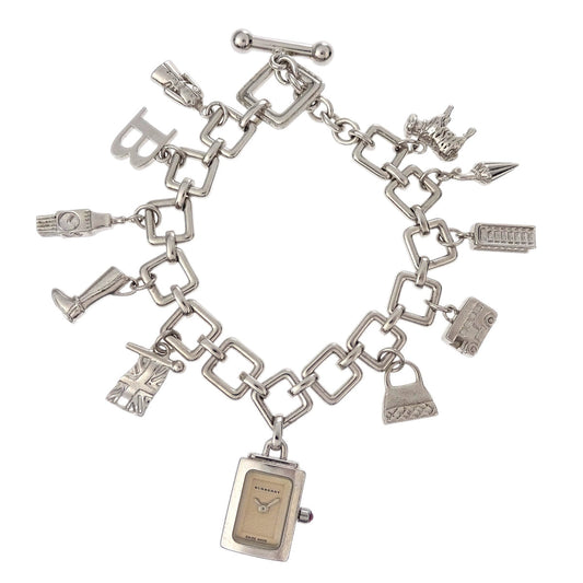 Burberry Ref.BU5200 Signature Charm Bracelet Watch Quartz SV925