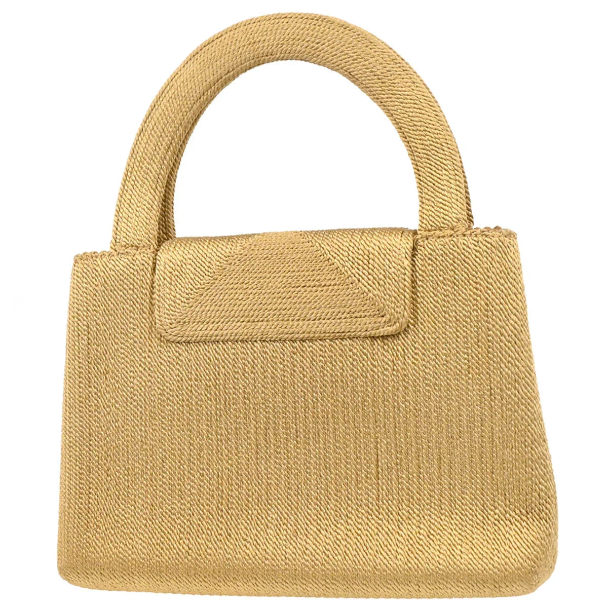 Chanel 1997-1999 Beige Silk Rope Handbag