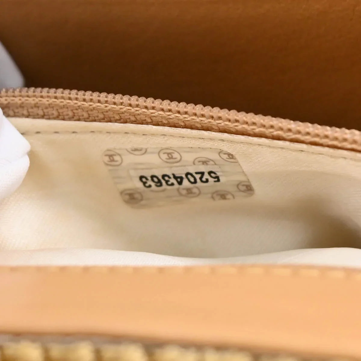 Chanel 1997-1999 Beige Silk Rope Handbag