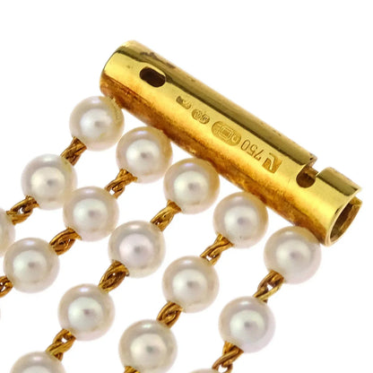 Chanel Mademoiselle Watch Pearl 18KYG #M