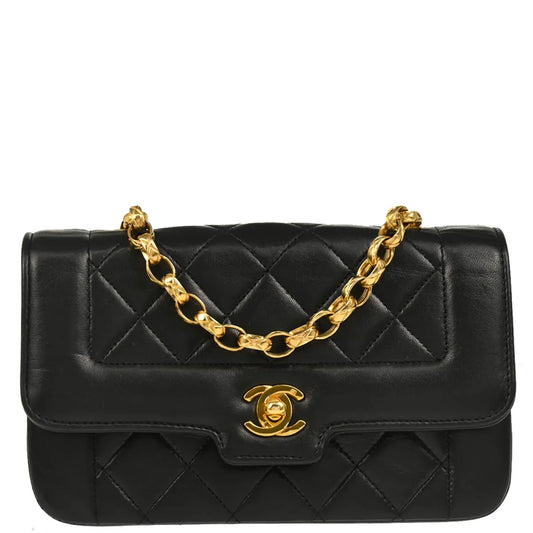 Chanel 2012-2013 Black Lambskin Shoulder Bag