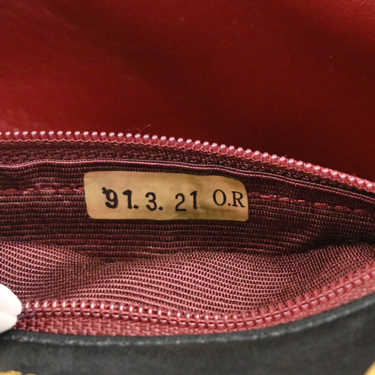 Chanel 2012-2013 Black Lambskin Shoulder Bag