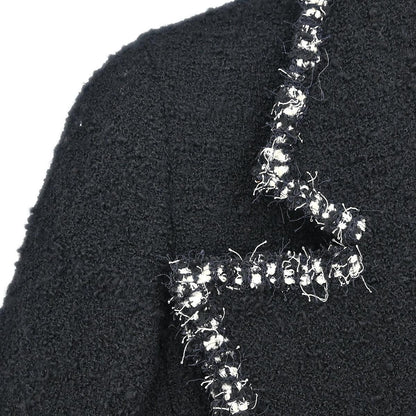 Chanel 1994 Double Breasted Jacket Black #36