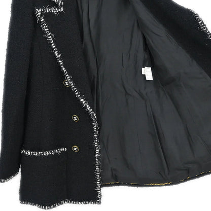Chanel 1994 Double Breasted Jacket Black #36