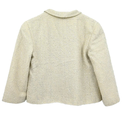 Chanel 1999 Single Breasted Jacket White #38