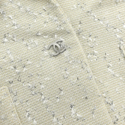 Chanel 1999 Single Breasted Jacket White #38