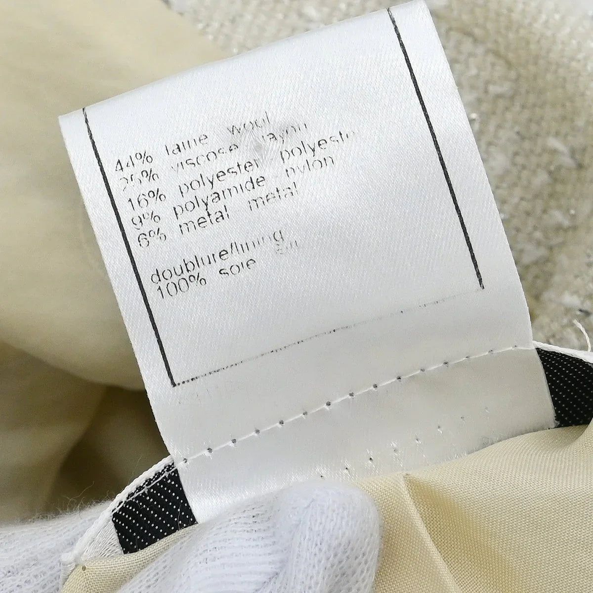 Chanel 1999 Single Breasted Jacket White #38