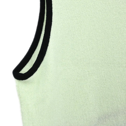 Chanel 2009 Sleeveless Dress Light Green #38
