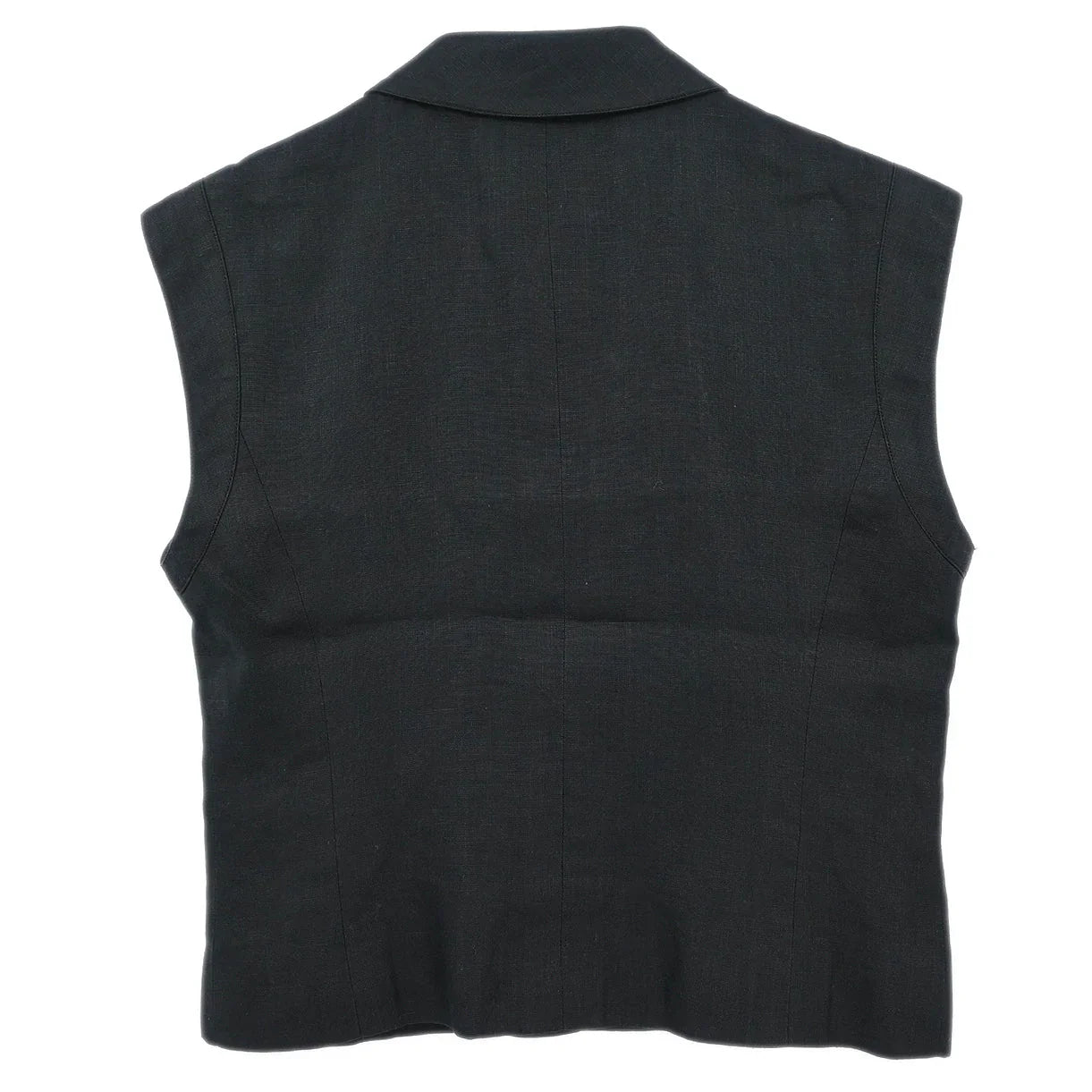 Chanel Sleeveless Vest Jacket Black
