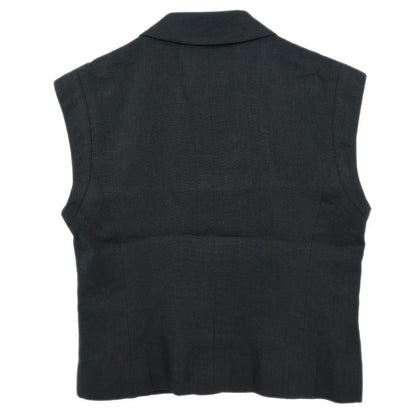 Chanel Sleeveless Vest Jacket Black