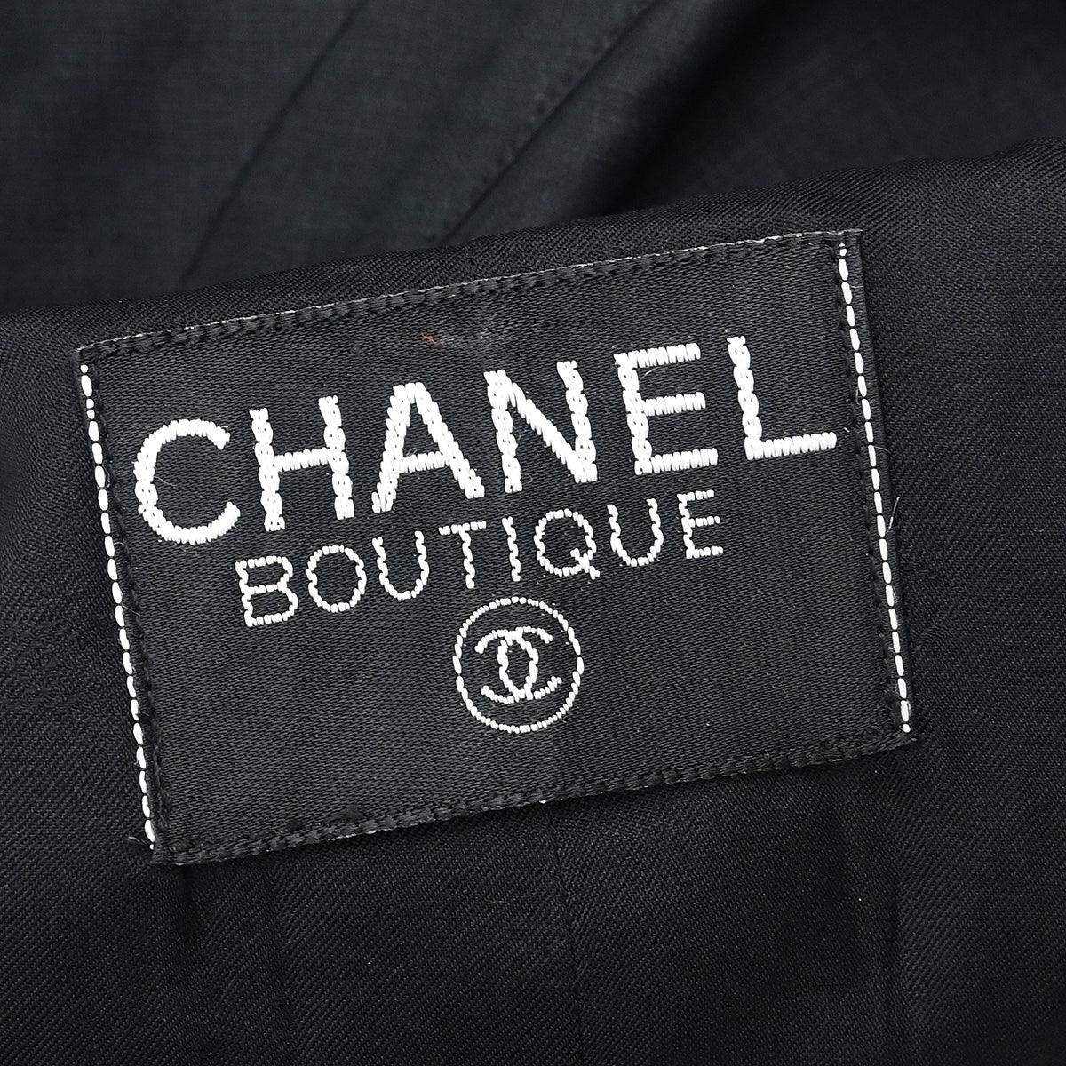 Chanel Sleeveless Vest Jacket Black
