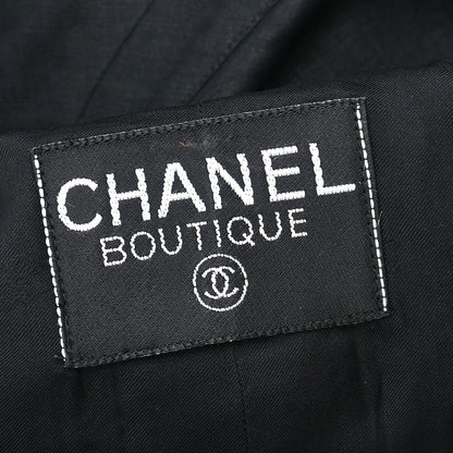 Chanel Sleeveless Vest Jacket Black