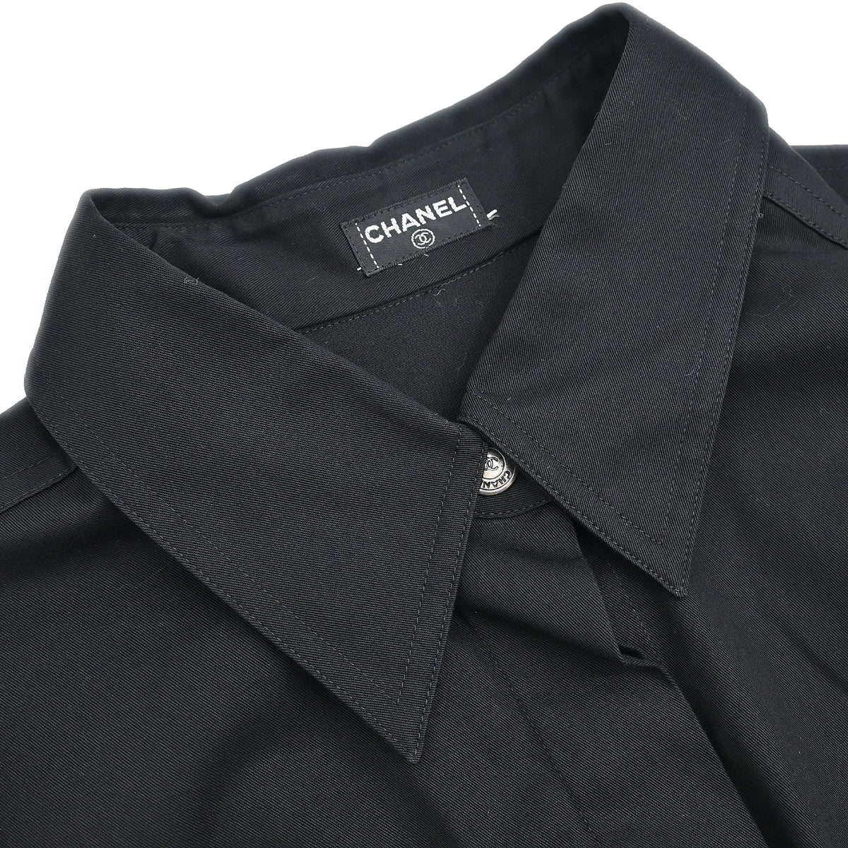 Chanel 1997 Single Breasted Jacket Black