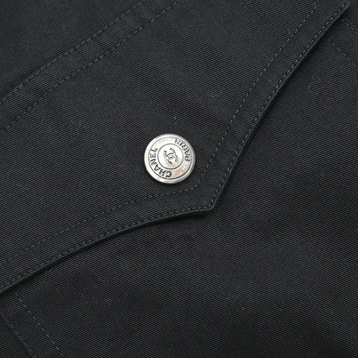 Chanel 1997 Single Breasted Jacket Black