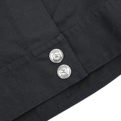 Chanel 1997 Single Breasted Jacket Black
