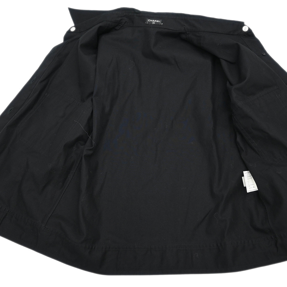 Chanel 1997 Single Breasted Jacket Black