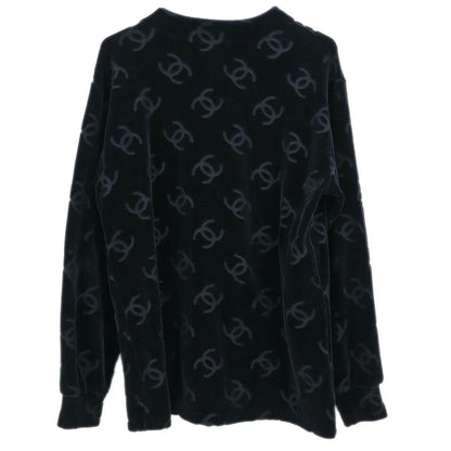 Chanel Single Breasted Collarless Jacket Black #40