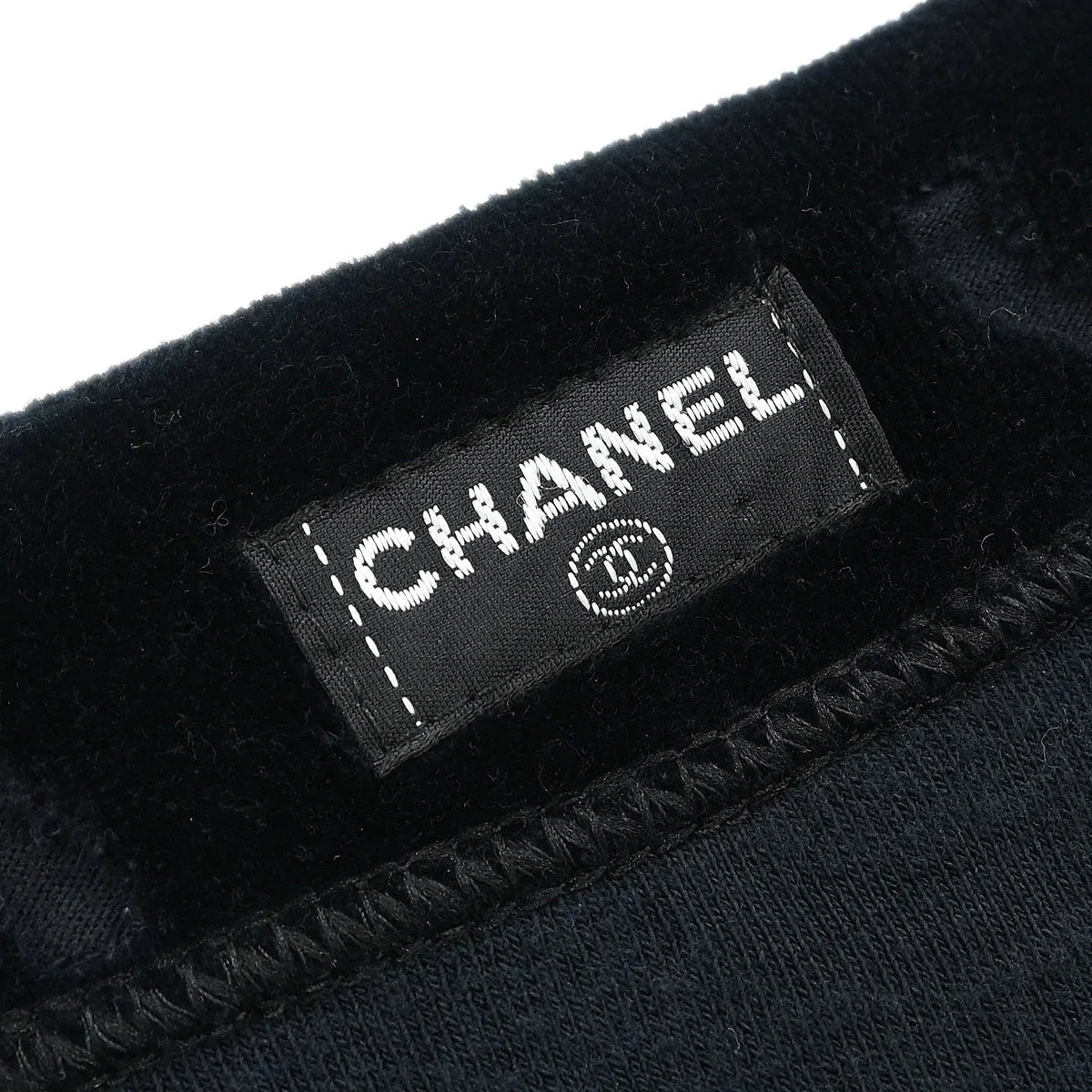 Chanel Single Breasted Collarless Jacket Black #40