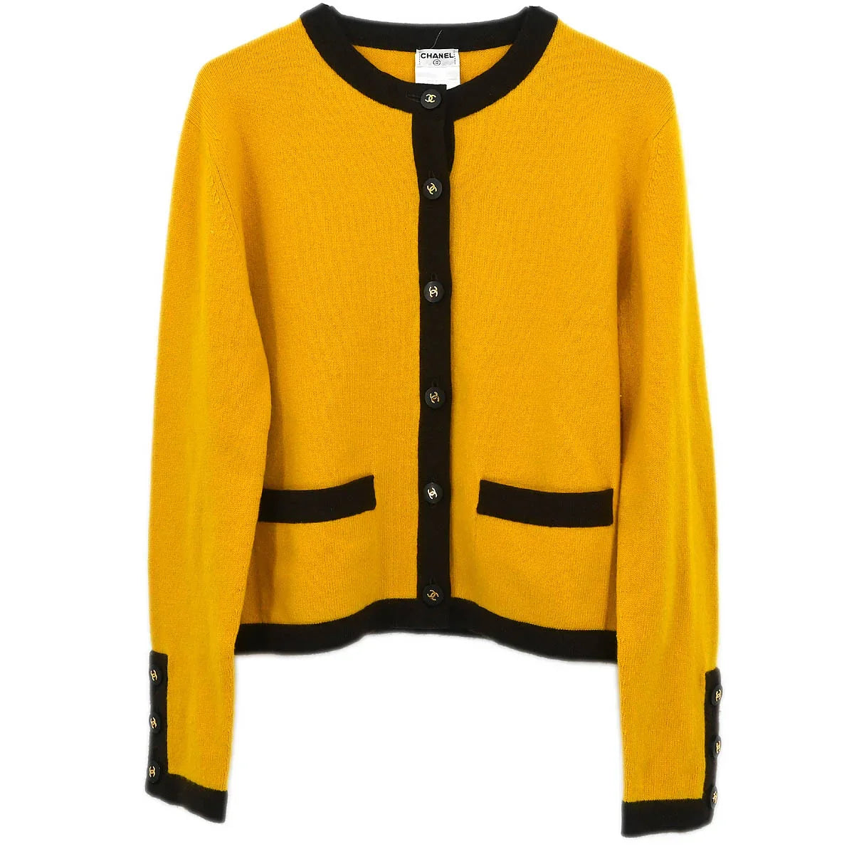 Chanel 1996 Cardigan Yellow #38