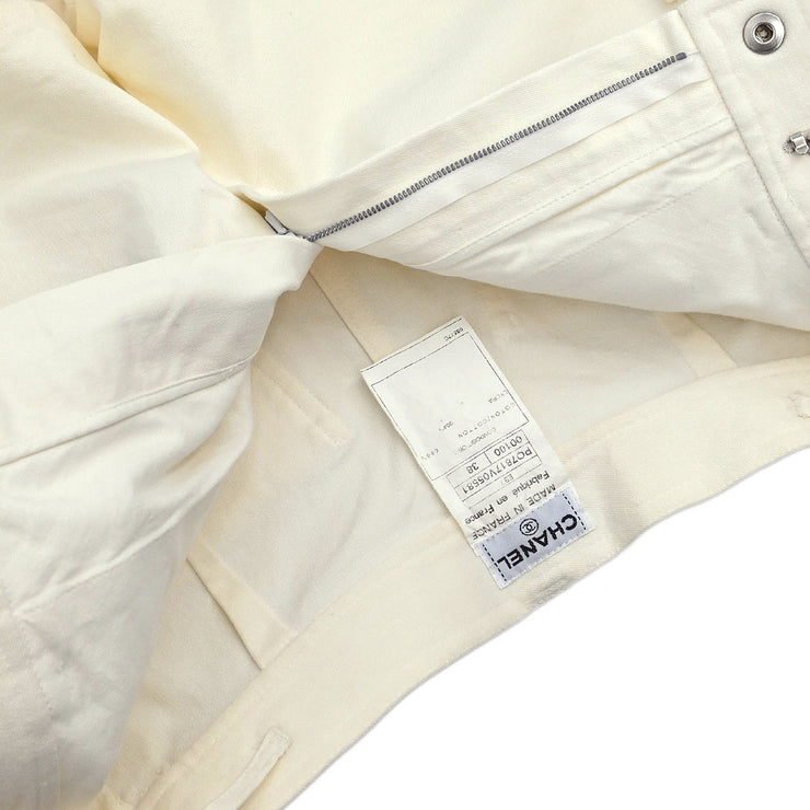 Chanel 1997 Short Pants White #38