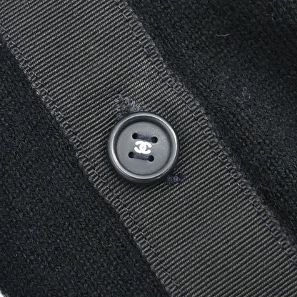 Chanel 1995 Long Sleeve Cardigan Black #44