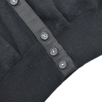 Chanel 1995 Long Sleeve Cardigan Black #44