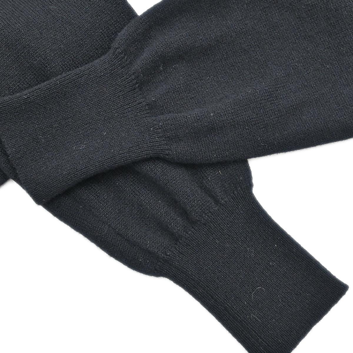 Chanel 1995 Long Sleeve Cardigan Black #44