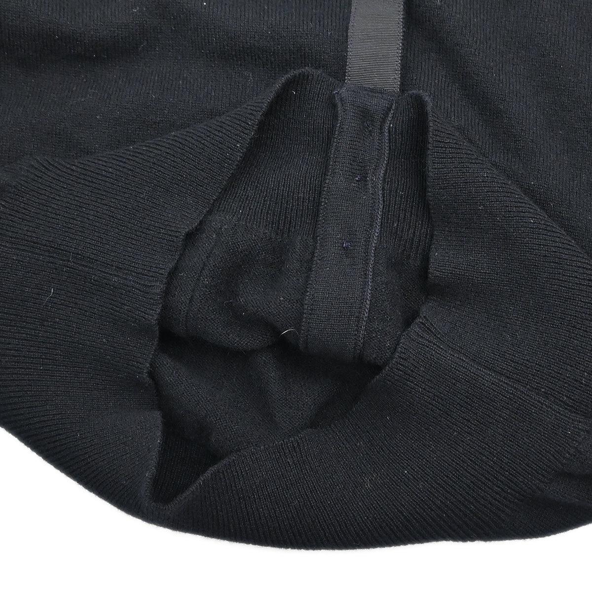 Chanel 1995 Long Sleeve Cardigan Black #44