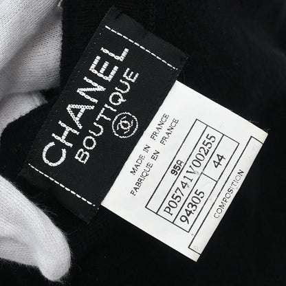 Chanel 1995 Long Sleeve Cardigan Black #44