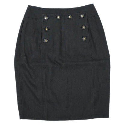 Chanel 1994 Skirt Black #42