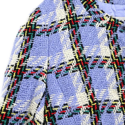 Chanel 1995 Setup Suit Jacket Skirt Light Blue #38