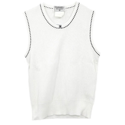 Chanel Sleeveless Top White #40