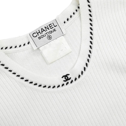 Chanel Sleeveless Top White #40