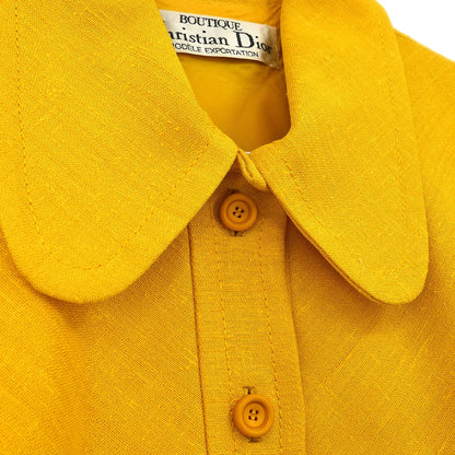Christian Dior Sleeveless Jacket Yellow