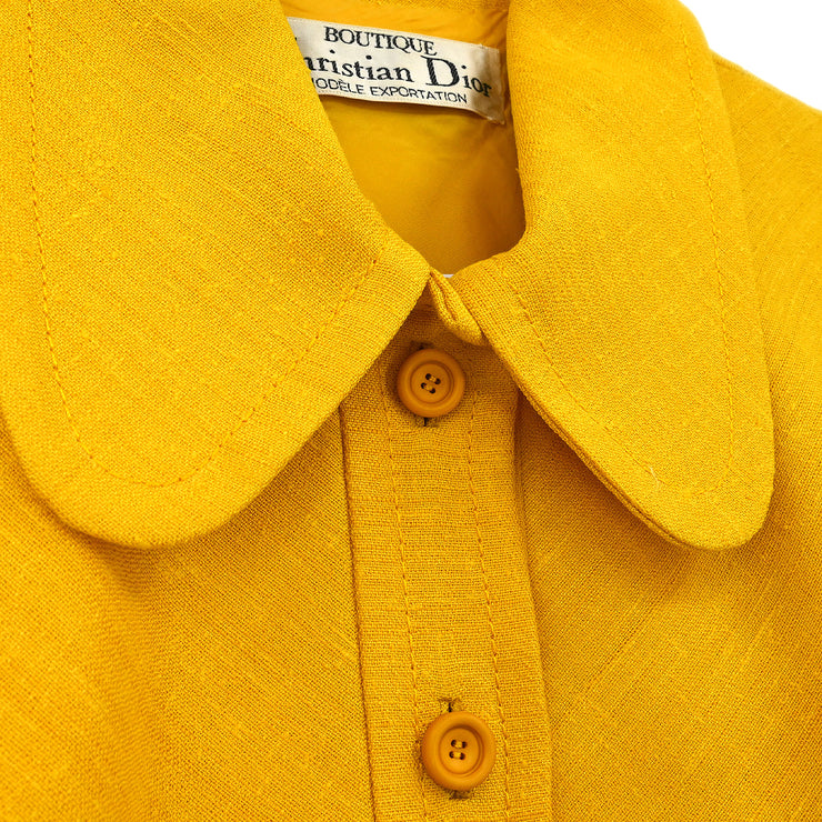 Christian Dior Sleeveless Jacket Yellow