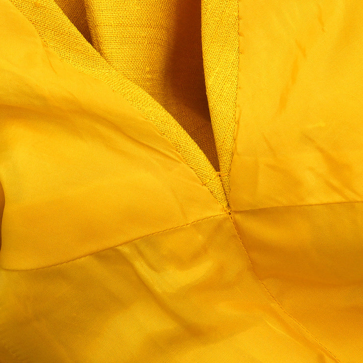 Christian Dior Sleeveless Jacket Yellow