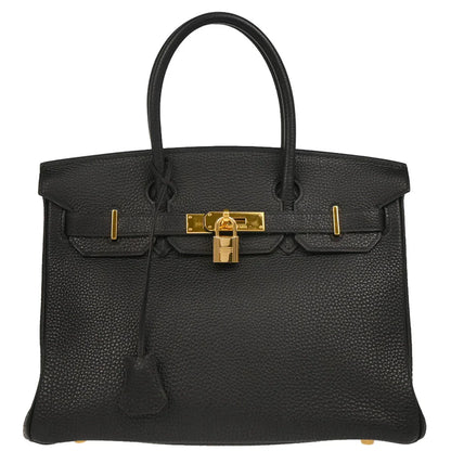 Hermes 2003 Black Togo Birkin 30 Handbag