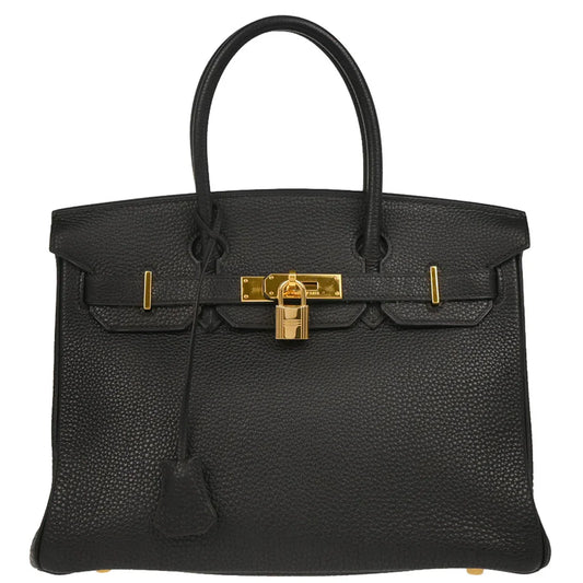 Hermes 2003 Black Togo Birkin 30 Handbag