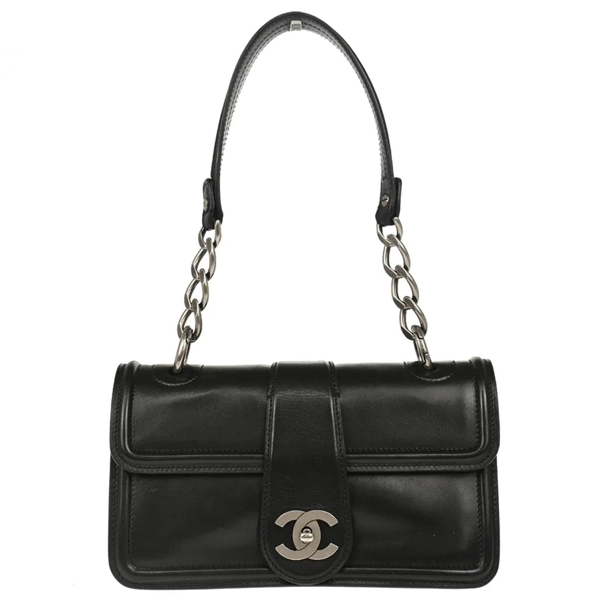 Chanel 2005-2006 Black Lambskin Handbag