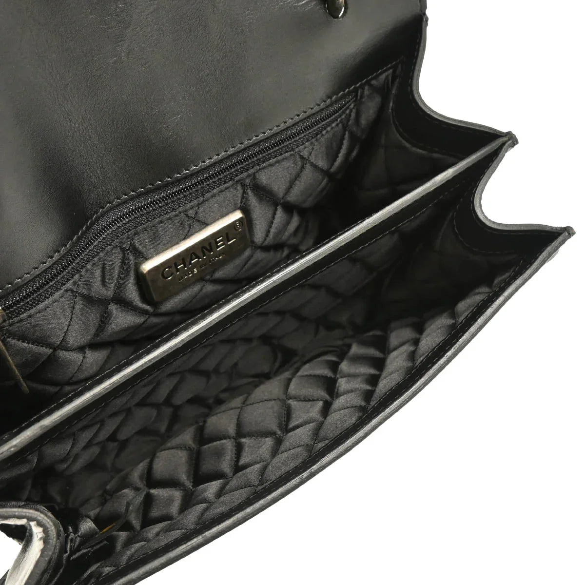 Chanel 2005-2006 Black Lambskin Handbag